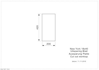 New York 18x40 Inset Cut Out